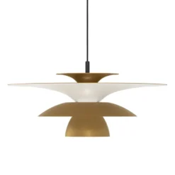 Picasso taklampa Ø50 cm, Antikmässing