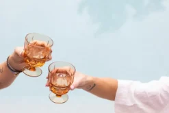 Picknick Juni plastglas 4-pack, Amber