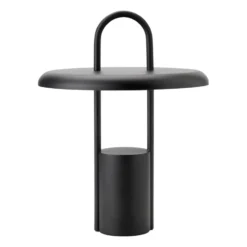 Pier LED-lampa portabel 25 cm, Black