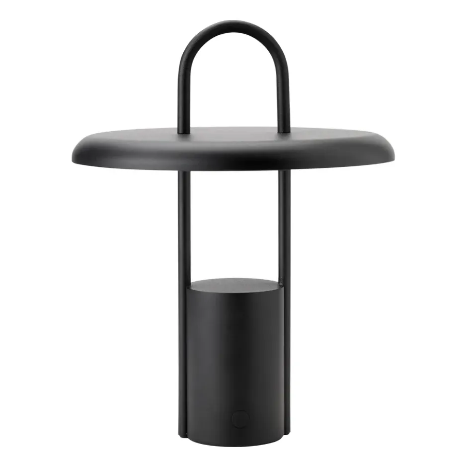 Pier LED-lampa portabel 25 cm, Black