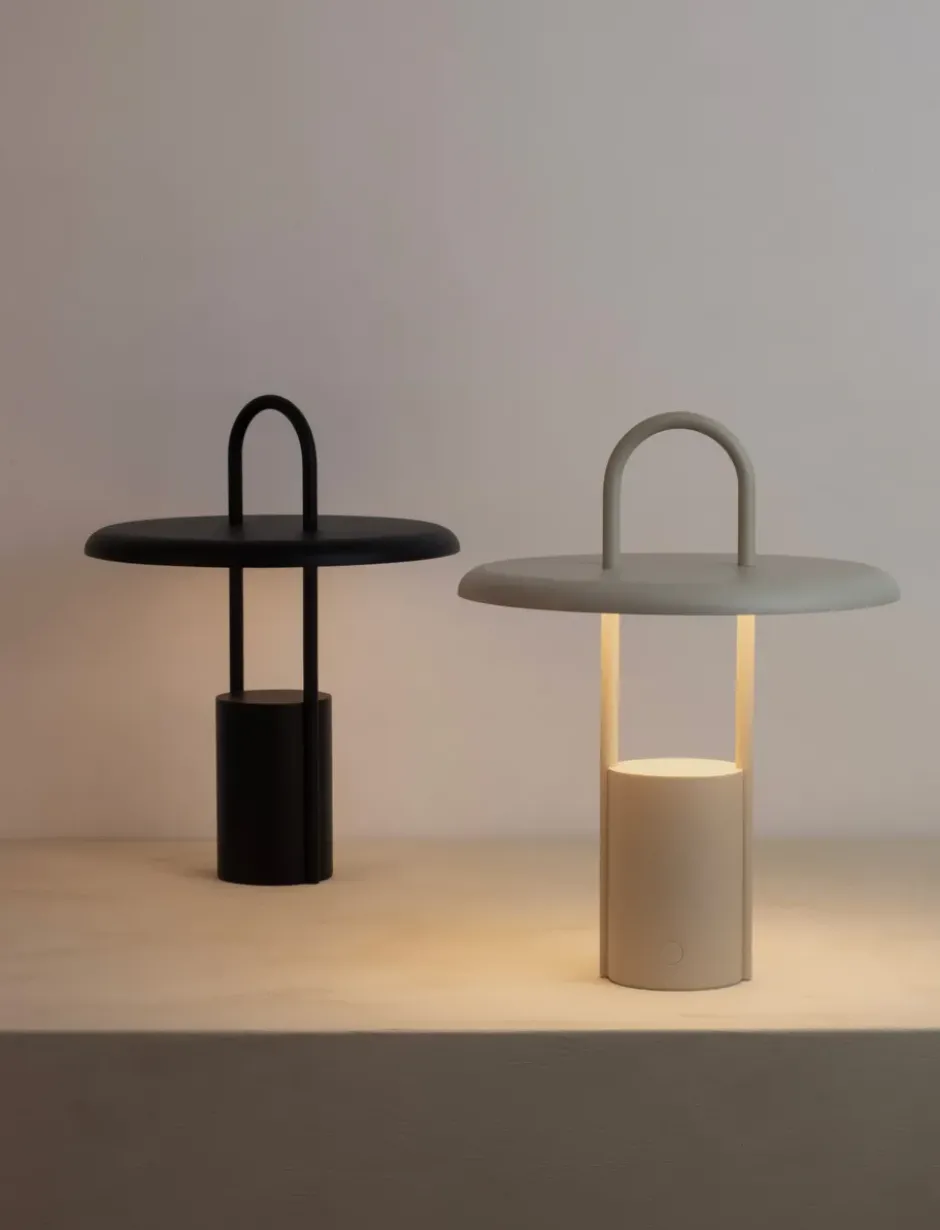 Pier LED-lampa portabel 33,5 cm, Black