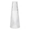 Pilastro karaff med dricksglas, Clear