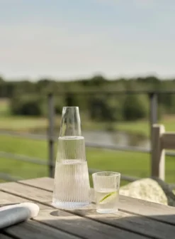 Pilastro karaff med dricksglas, Clear