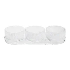 Pilastro tapasset 4 delar, Clear