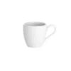 Pillivuyt Plissé espressokopp 9 cl, Vit