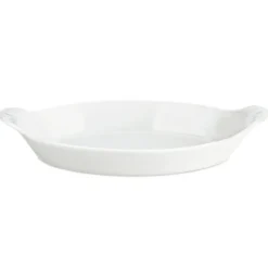 Pillivuyt serveringstallrik oval vit, 28x16 cm