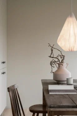 Pinecone pendel, White
