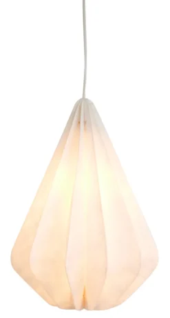 Pinecone pendel, White