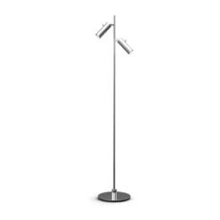 Pipeline golvlampa, Krom-dubbel