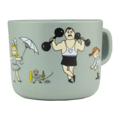 Pippi Cirkus mugg 25 cl, Grön