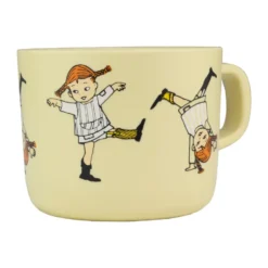 Pippi Cirkus mugg 25 cl, Gul