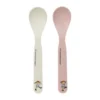 Pippi Cirkus sked 2-pack, Rosa-vit
