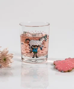 Pippi & Lilla Gubben dricksglas 20 cl, Multi