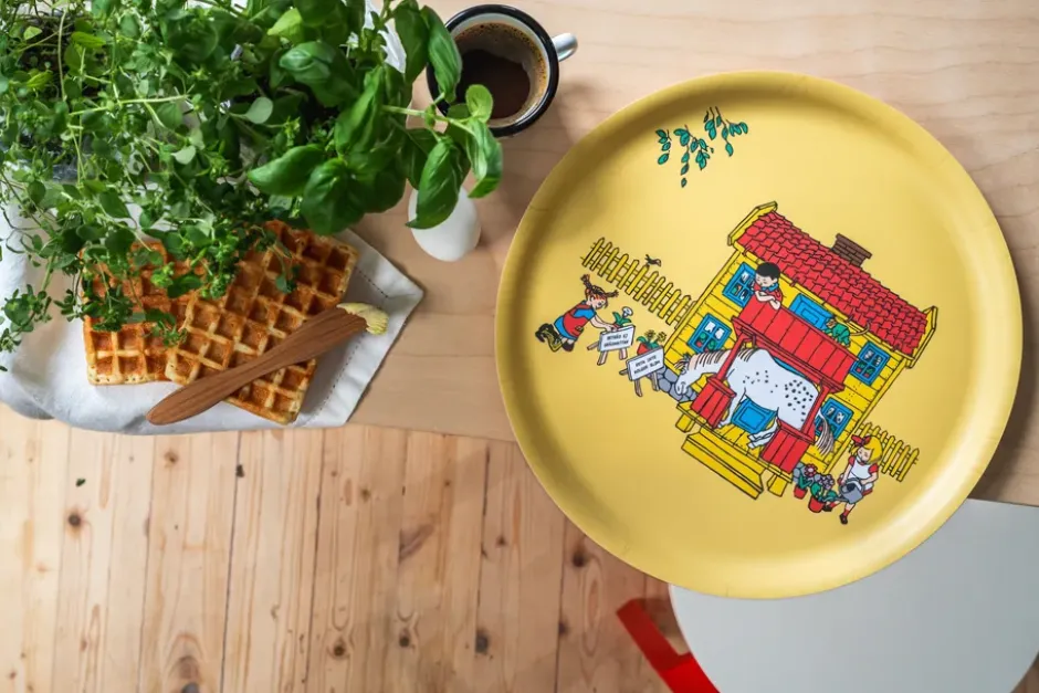 Pippi serveringsbricka Ø35 cm, Villa villekulla