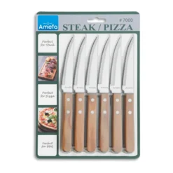 Pizza grillkniv 6-pack, Ek