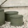 Plant bowl kruka 2-pack, Green