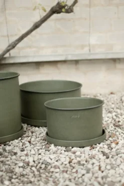 Plant bowl kruka 2-pack, Green