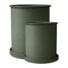 Plant pot kruka large 2-pack, Green