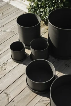 Plant pot kruka small 2-pack, Black