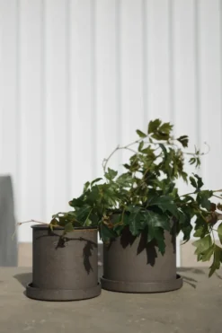 Plant pot kruka small 2-pack, Brown
