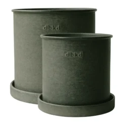Plant pot kruka small 2-pack, Green