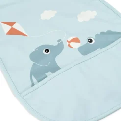 Playground haklapp med kardborre, Blue