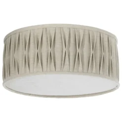 Plissé plafond Ø45 cm, Natur