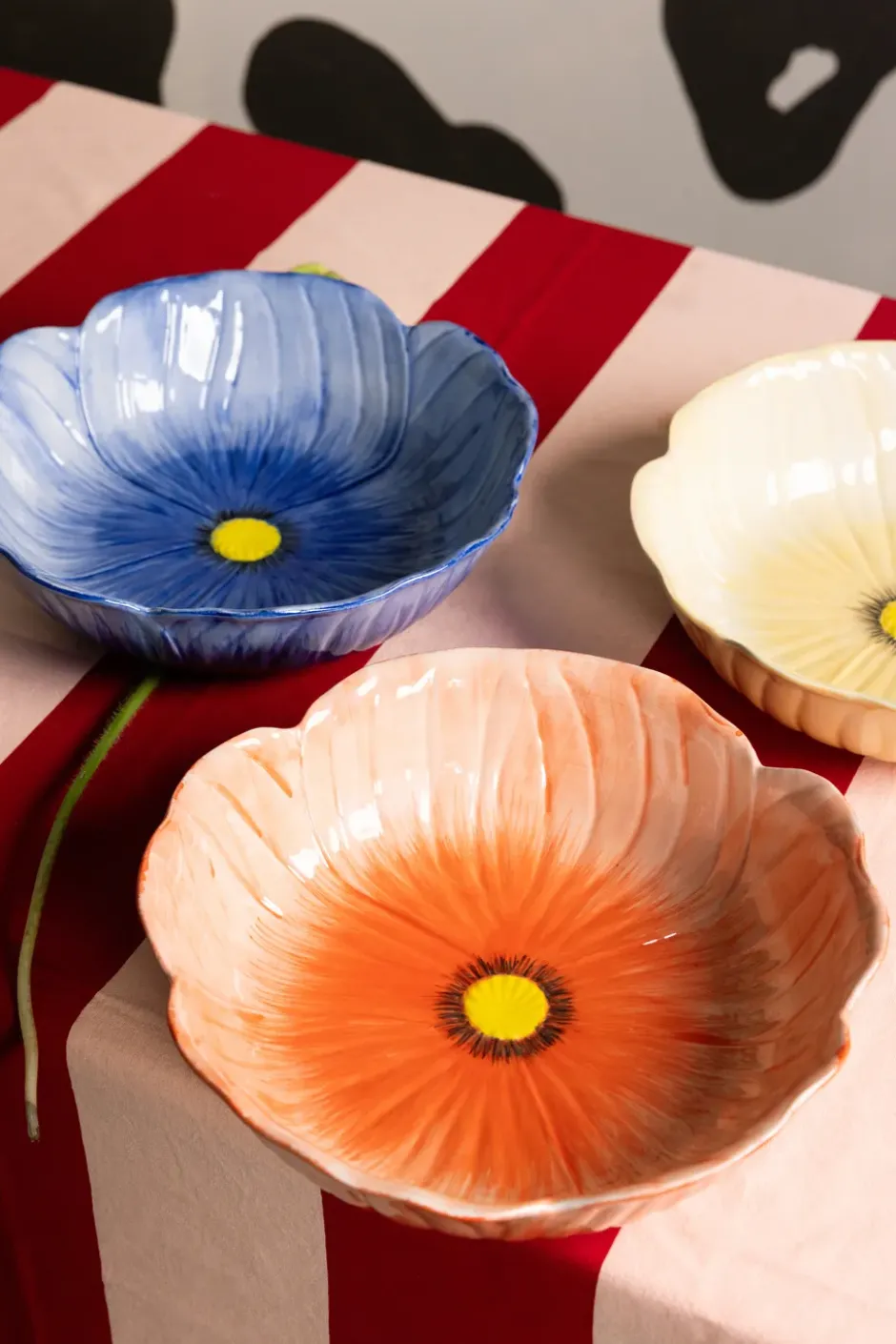 Poppy skål, Röd, Ø30 cm