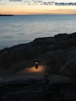 Porta bordslampa, Svart