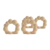 Porto servettring 4-pack, Beige