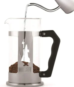 Preziosa kaffepress 8 koppar, Silver-svart