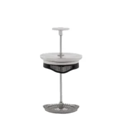 Preziosa kaffepress 3 koppar, Silver-svart