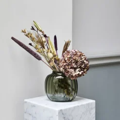 Primula vas oval 17,5 cm, Smoke