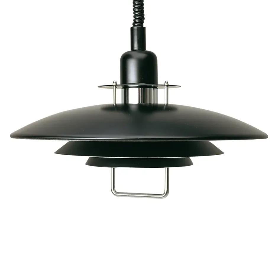 Primus II pendel Ø43 cm, Svart-krom