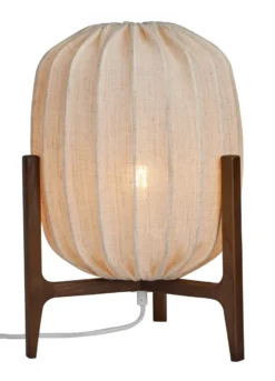 Prisma bordslampa, Dark ash-natural