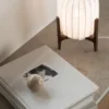 Prisma bordslampa, Dark ash-White, Mini Ø16x24,3 cm