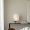 Prisma bordslampa, Oak-white