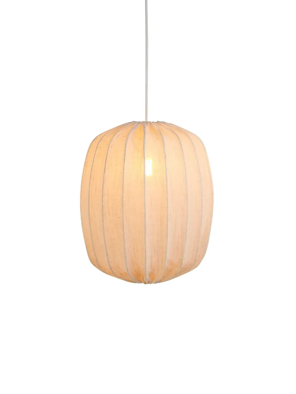 Prisma lampskärm Ø25 cm linne, Natural