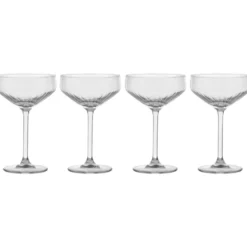 Pristine champagnekupa 29 cl 4-pack, Klar