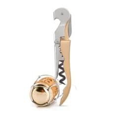 Pulltaps Basic 2F champagne vinöppnare, Guld