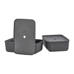 Pulp förvaringsbox 32x48 cm 2-pack, Black