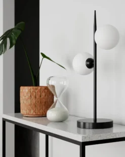 Punto bordslampa 55 cm, Matt svart