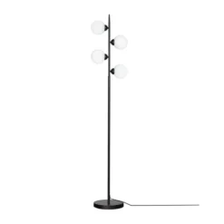 Punto golvlampa 160 cm, Matt svart