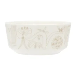 Puutarhurit skål Ø13 cm, Beige