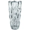 Quartz vas 26 cm, Klar