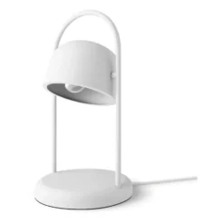 Quay bordslampa 40 cm, Vit