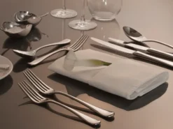 Radford bestickset blank, 24 delar + 6 grillknivar