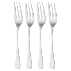 Radford dessertgaffel matt 4-pack, Rostfritt stål