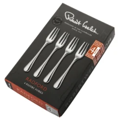 Radford dessertgaffel matt 4-pack, Rostfritt stål