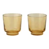 Raise glas 20 cl 2-pack, Burnt orange